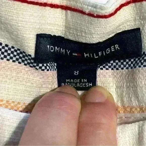 Tommy Hilfiger Striped Shorts Size 8 - Picture 6 of 10